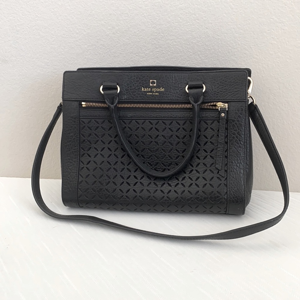 Kate Spade Black Leather Body Purse